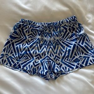 Blue Mossimo Pattern Shorts